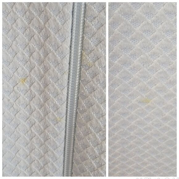 Miss Elaine Robe House Coat Womens Sz M‎ Light Blue Waffle Full Zip Embroidered - Picture 7 of 8